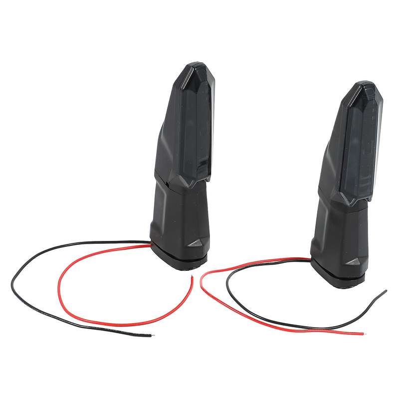 LED Turn Signal Indicator Light Blinker for -10R -6R ER-6N ER-6F 1000 650 X250 X300(Black)
