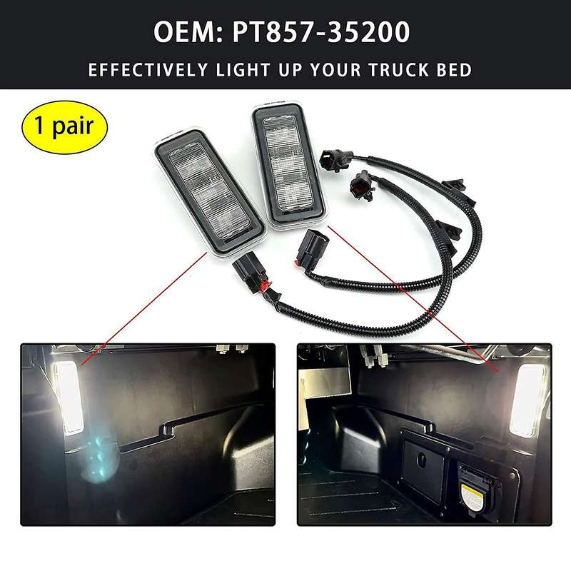 Led Trunk Bed Light Car Trunk Lighting Kit PT857-35200 84267-0C020 90080-87026 Fit for 2020 2021