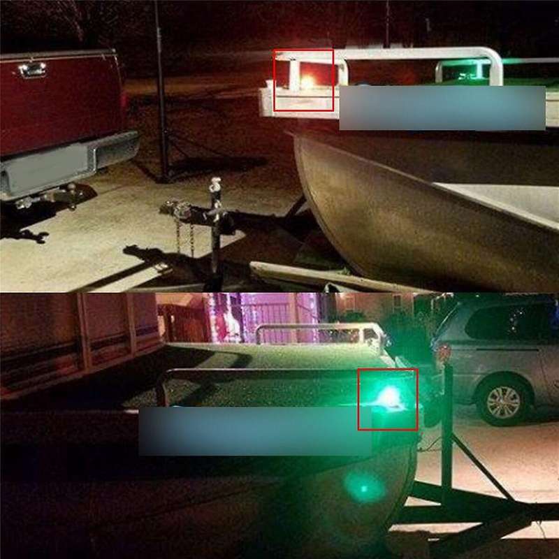 Led Two-color Signal Lights Marine Universal Navigation Lights Navigation Lights Boat Supplies