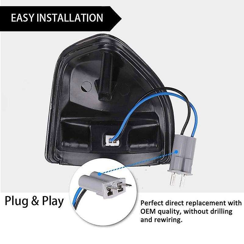 LED Turn Signal Light Side Rear View Mirror Lamps for Ram 1500 2500 3500 4500 5500 2010-2018 Smoked