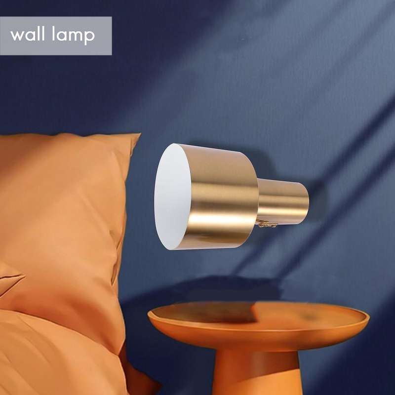 Led Wall Light Adjustable Direction Mirror Bathroom Light Golden Stair Light Bedroom Iron Wall Lamp
