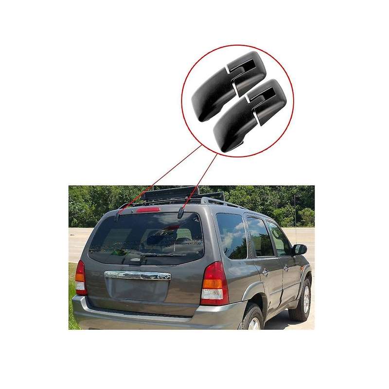 Left & Right Liftgate Back Window Glass Hinges Window Hinge for Tribute 2001-2006 Ecy1622axa,ecy1632