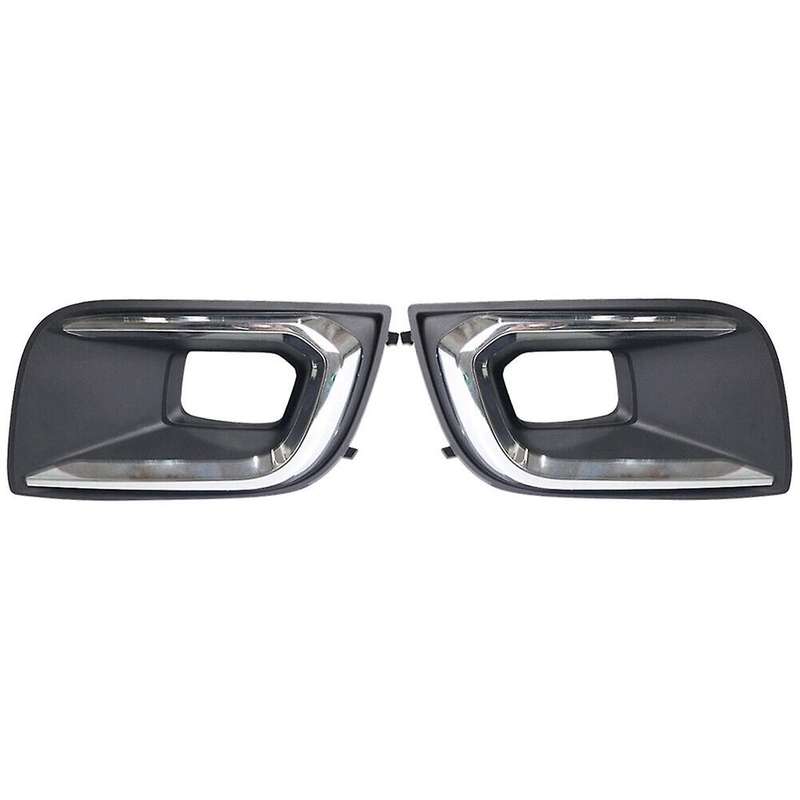 Left & Right Bumper Fog Light Bezel Cover for Sequoia 2018-2021