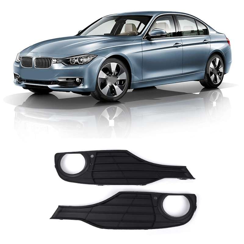 Left & Right Fog Light Cover Fog Light Trim Set 51117255366, 51117255365 for 320i 328d 2012-2015