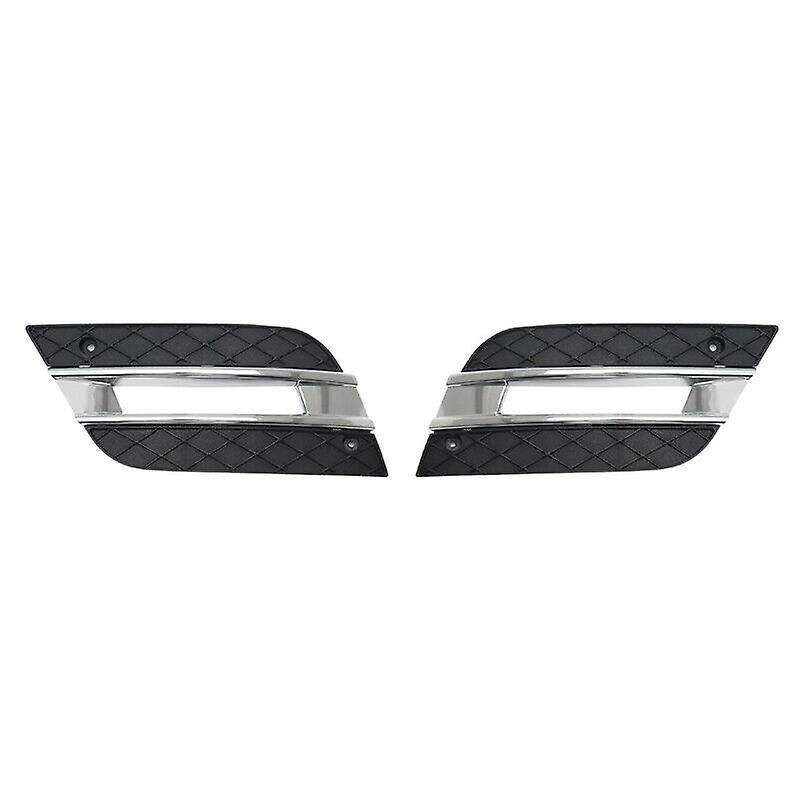 Left + Right DRL Light Cover Front Bumper Grilles for - W164 ML450 ML CLASS 2009-2011