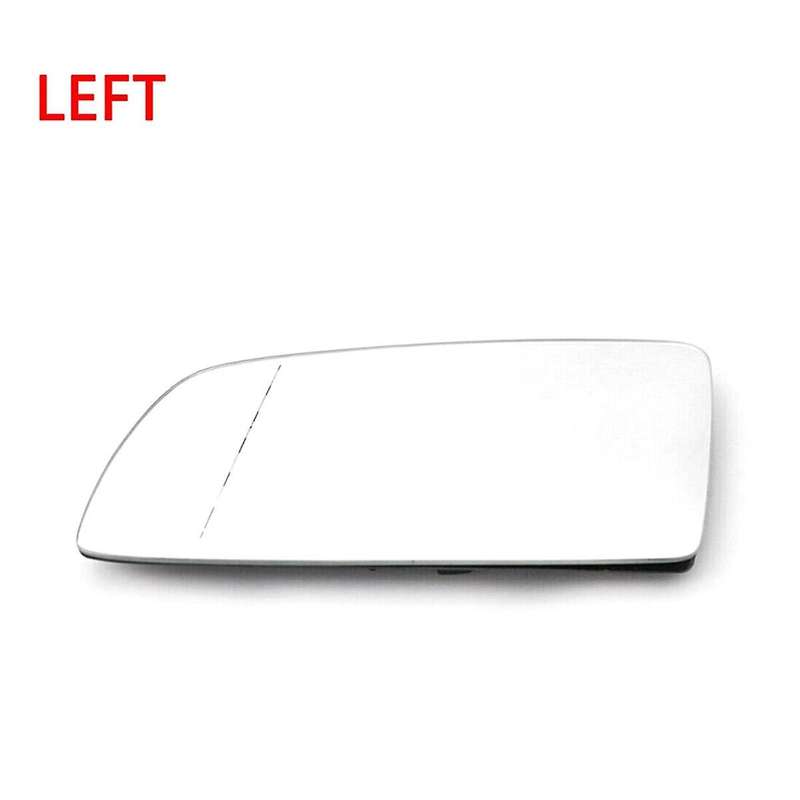 Left & Right Side White Heating Mirror Glass 51167065081 51167065082 for 5 Series E60 520d 520i 523l
