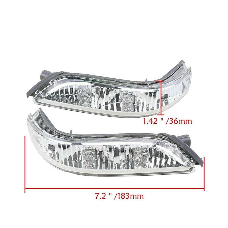 Left 34350-sja-g02 Reverse Mirror Light Rearview Mirror Light Led Turn Signal for 08-13 Accord 07-1