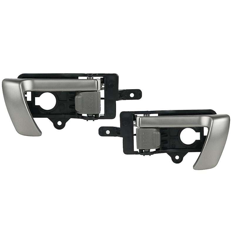 Left +Right Side Interior Inner Door Handle for 2007-2012 Hyundai Santa Fe with Gray Knob 82610-2B0