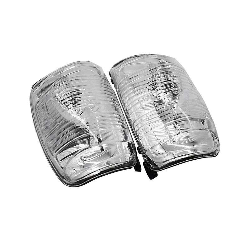Left + Right Side Mirror Turn Signal Light Lens Housing Indicator Cover for 2015-2021 Transit 150 25