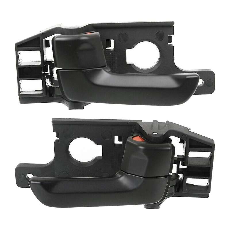 Left + Right Side Interior Inner Door Handle for 2005-2010 Driver + Passenger Side Black
