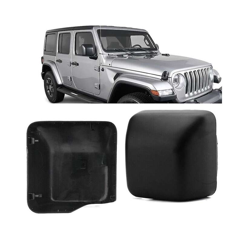 Left and Right Side Rearview Mirror Cover Mirror Cap Trim Cover for Wrangler 2018-2023 68361961aa 6