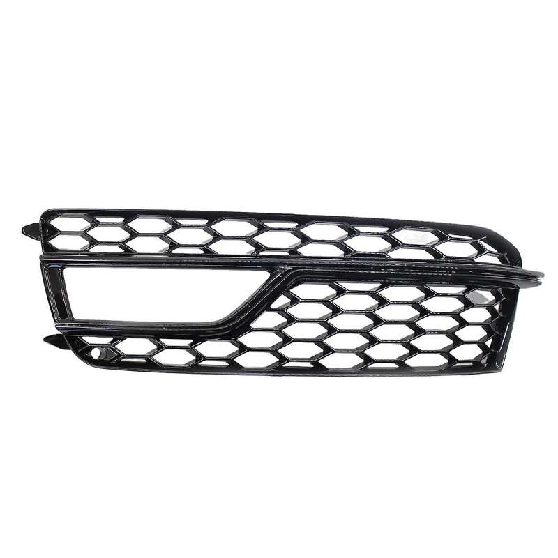 Left Car Front Bumper Mesh Fog Light Cover Honeycomb Grill Grille Cover for S5 A5 S-lines 2013-2016