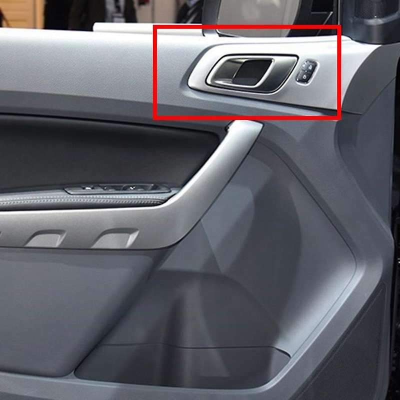 Left Car Interior Door Inner Handle Compatible Compatibled Ranger Silver Grey