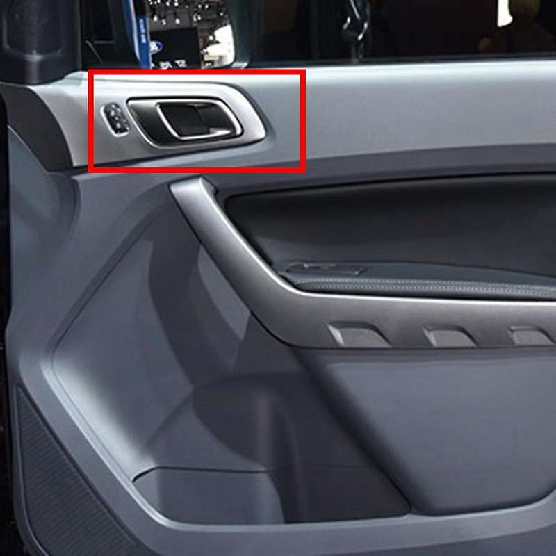 Left Car Interior Door Inner Handle Compatible Compatibled Ranger Silver Grey
