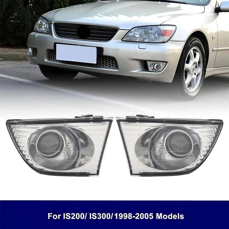 Left Car Lights for Alteza for IS200 IS300 98-05 Car Bumper Reflector Lamp Front Grille Driving Fog