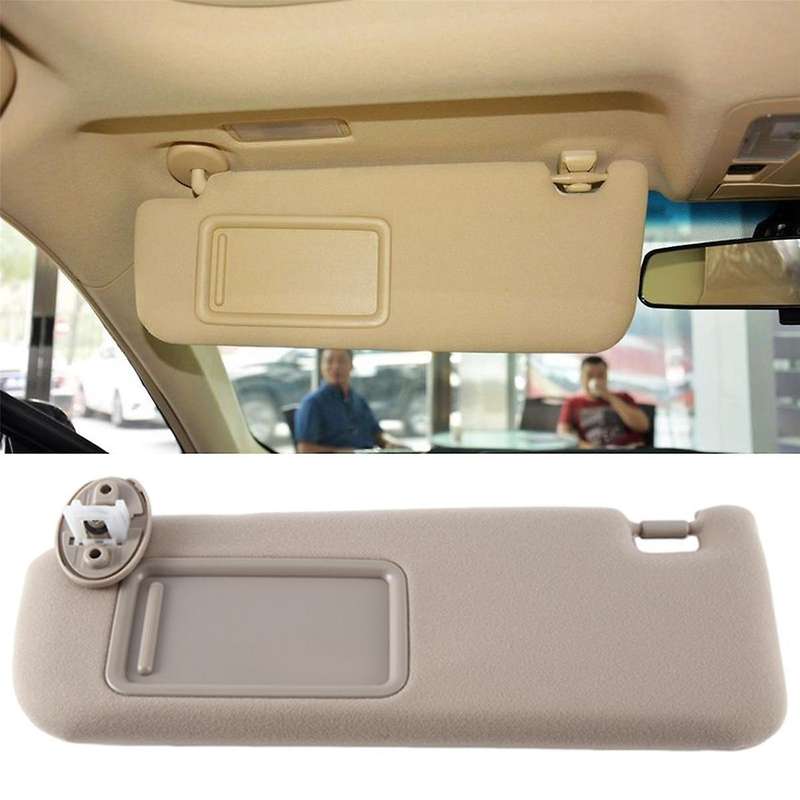 Left Car Sunshield Sunvisor with Mirror Interior Sun Visor for 2012-2017 74320-06610-