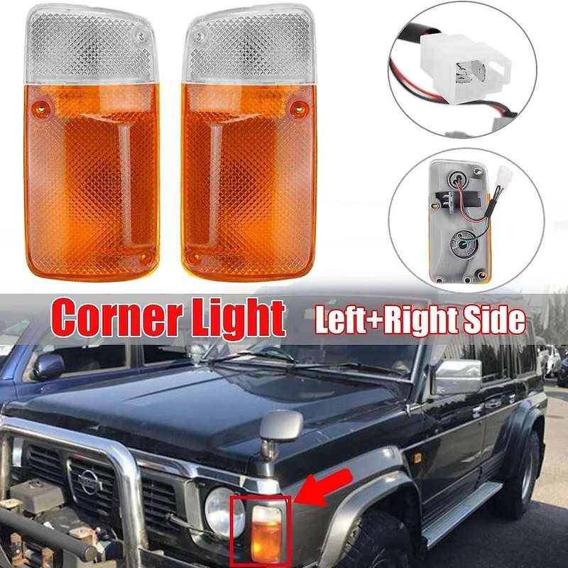 Left Corner Light Indicator Signal Lamp Replace for Patrol Y60 1987-1994 B6125-01J00
