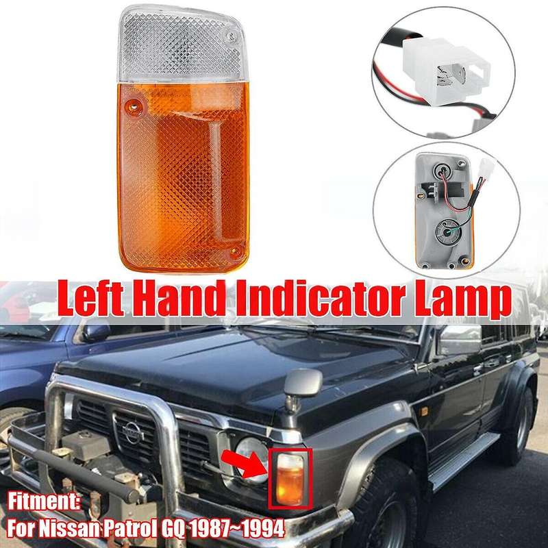 Left Corner Light Indicator Signal Lamp Replace for Patrol Y60 1987-1994 B6125-01J00