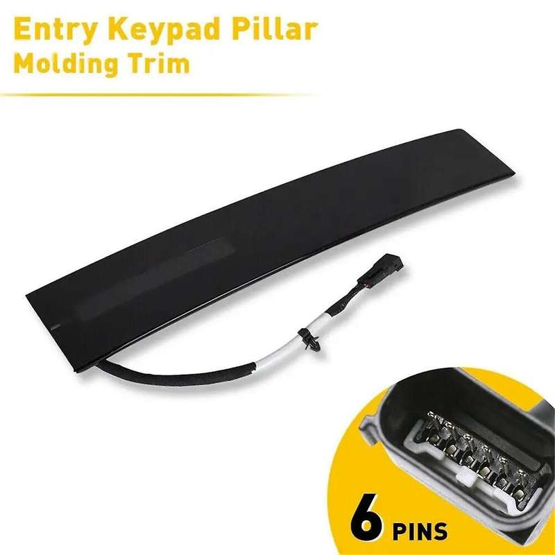 Left Driver Side Door Entry Keypad Pillar Molding Trim for Explorer with Entry Keypad Bb5z7820555aa