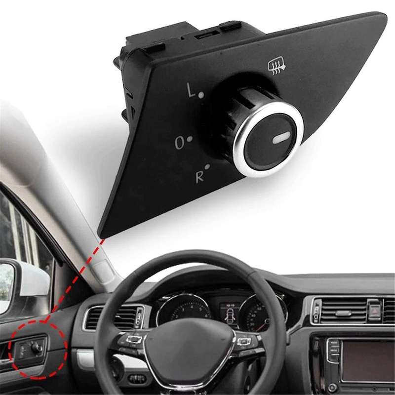 Left Driver Side Door Rearview Switch Adjust Control Knob for 561959565C Rearview Mirror Switch