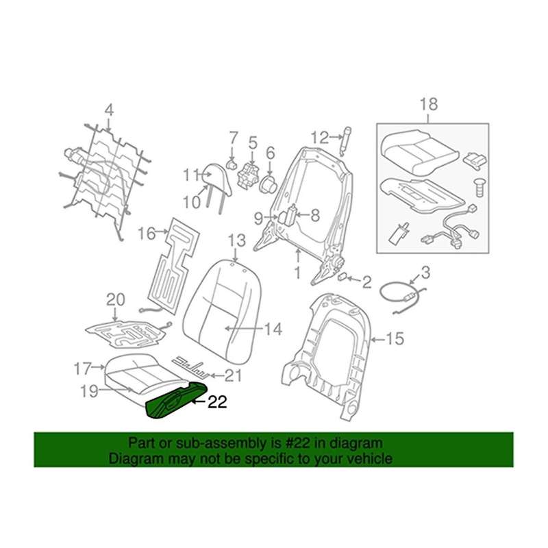 Left Drivers Side Seat Guard Trim Cover 39984346 for S40 MK2 V50 2004-2012 Car Seat Adjust Panel Out