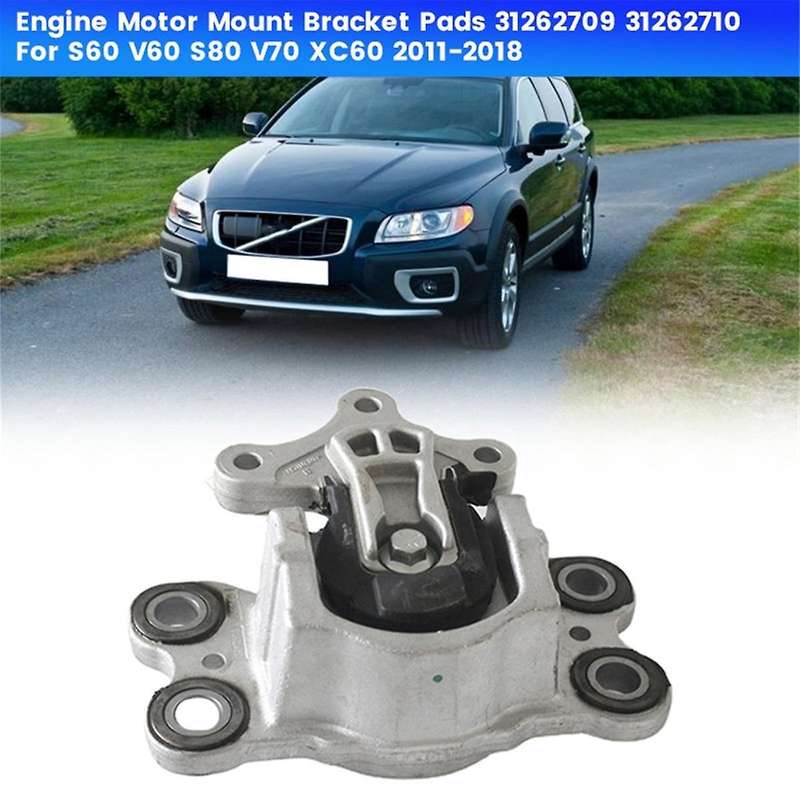 Left Engine Motor Mount Bracket Pads 31262709 31262710 for S60 S80 V70 XC60 2011-2018 Engine Foot Ru
