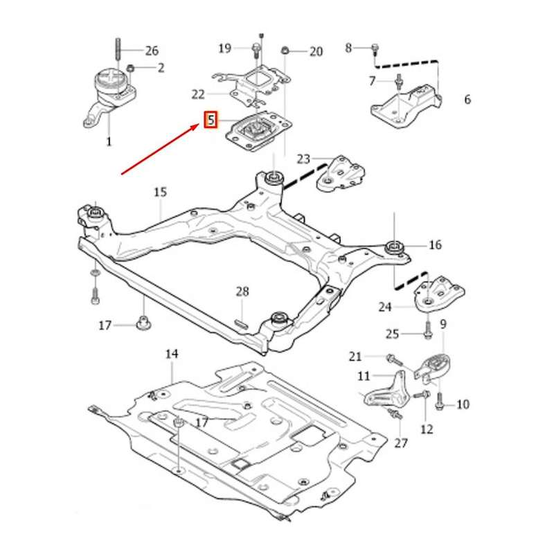 Left Engine Motor Mount Bracket Pads 31262709 31262710 for S60 S80 V70 XC60 2011-2018 Engine Foot Ru