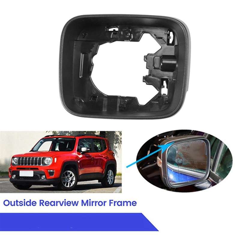 Left Exterior Rearview Mirror Frame Side Rearview Mirror Cover Door Glass Cover for 2016-2021