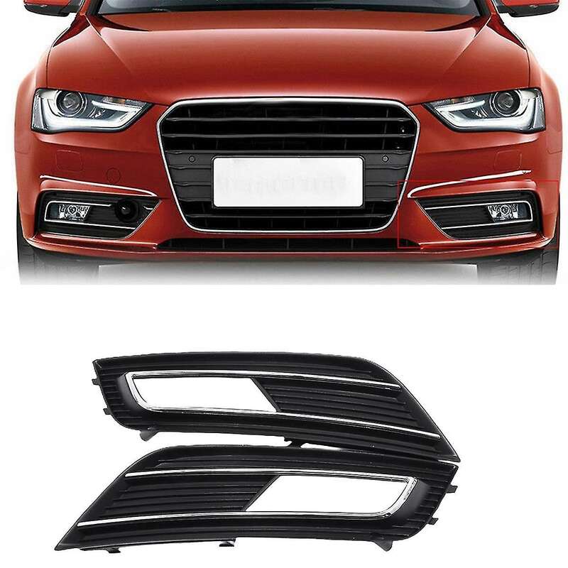 Left Fog Light Grille Cover for 2013-2016 A4 8k0807681k