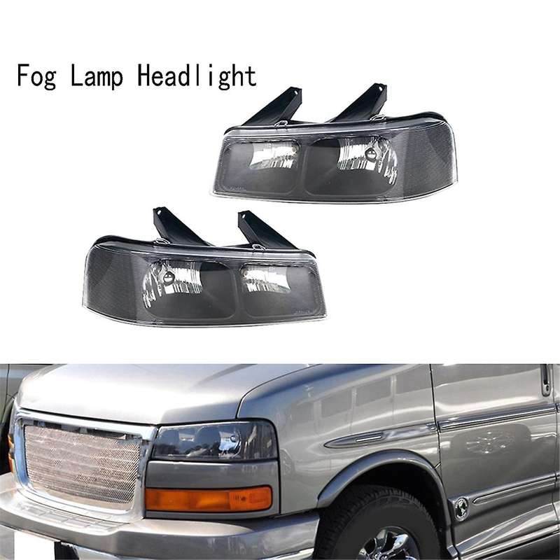 Left Fog Lamp Headlight Turn Signal Fog Light for Express 1500 2500 3500 Van 2003-2019