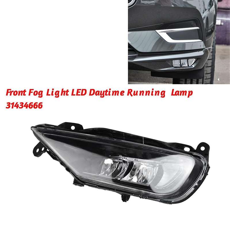 Left Front Anti-Fog Light LED Driving Lamp 31434666 for XC90 XC60 S90 V90 2016-2022 LED Daytime Runn