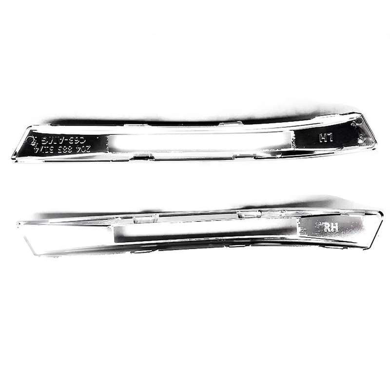 Left Front Bumper Fog Light Trim Frame Cap Chrome Running Light Cover for - C-Class W204 C63 2048853