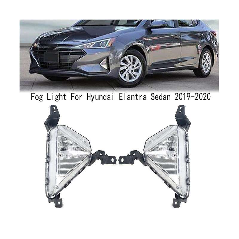 Left Front Bumper Fog Light Turn Signal Lamp Headlight for Sedan 2019-2020 92301-f2510 92302-f2510