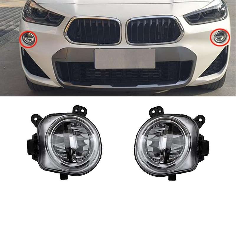 Left Front Bumper LED Fog Lamp Light 63177444805 for X2 F39 20i 25i 25iX 20dX 2018-2022 Car Daytime