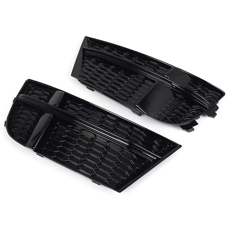 Left Front Bumper Lower Grille Cover Honeycomb Bezel 8v3807681ab for A3 S3 M 2017-2019 Fog Light Hon