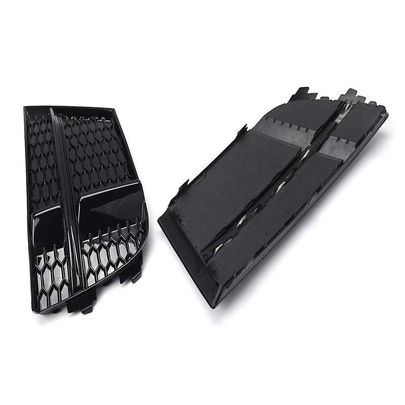 Left Front Bumper Lower Grille Cover Honeycomb Bezel 8v3807681ab for A3 S3 M 2017-2019 Fog Light Hon