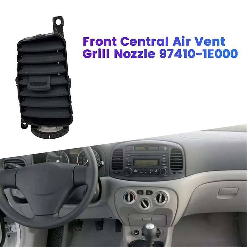 Left Front Central Air Vent Nozzle 97410-1E000 for Accent Hatchback 2006-2011 Middle Dashboard Air O
