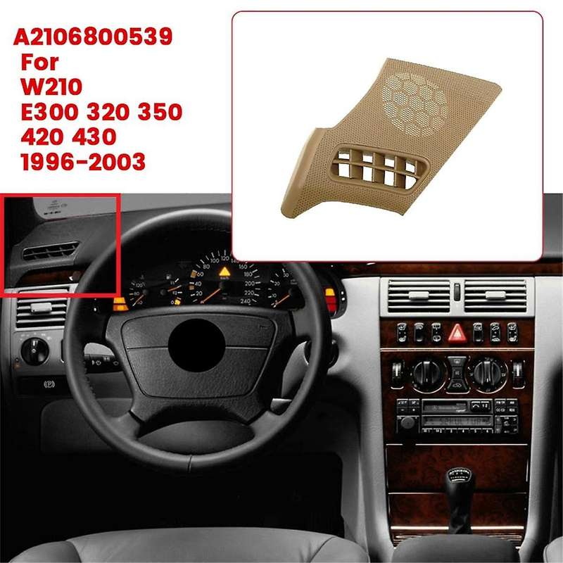 Left Front Dash Air Vent Speaker Cover A2106800539 for - W210 E300 320 350 420 430 1996-2003 Horn T
