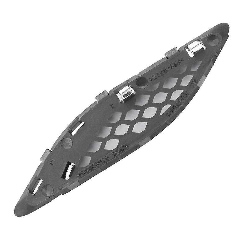 Left Front Exhaust Air Vents Wing Trim Cover 670029940 for 2014-2020 Car Air Outlet Chrome Strip