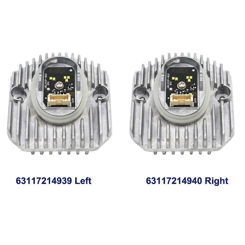 Left Front Headlight Angel Eyes 63117214939 for 5 G30 G31 G38 16-2018 LED Daytime Running Light Modu