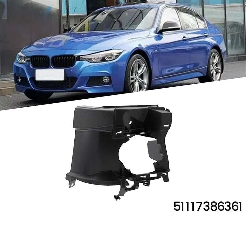 Left Front Fog Light Lamp Bracket 51117386361 for 3-Series F30 F31 2016-2017 Bumper Guide Positionin