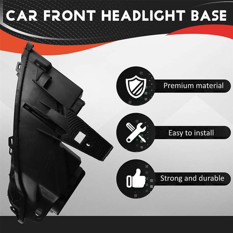 Left Front Headlight Base Cover for Grand 2014-2019 Light Back Lid Light Lamp Base