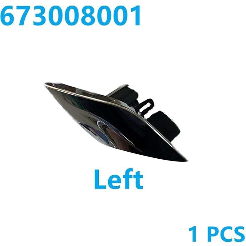 Left Front Headlight Washer Nozzle Chrome Cover 673008001 for Quattroporte 14-17 Head Light Lamp Spa