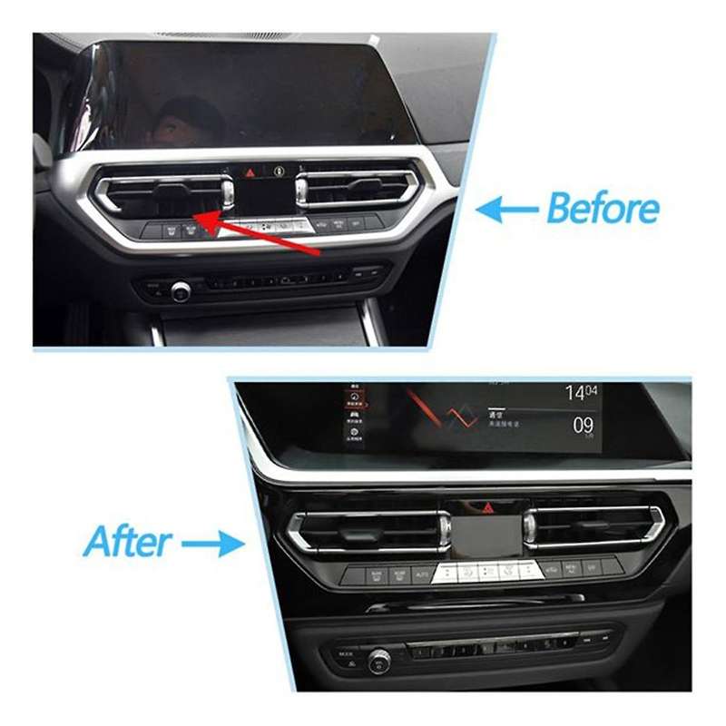 Left Front Middle AC Outlet Grille Trim Frame Panel Cover for 3 Series G20 G28 2019-2022 Z4 G29 2017