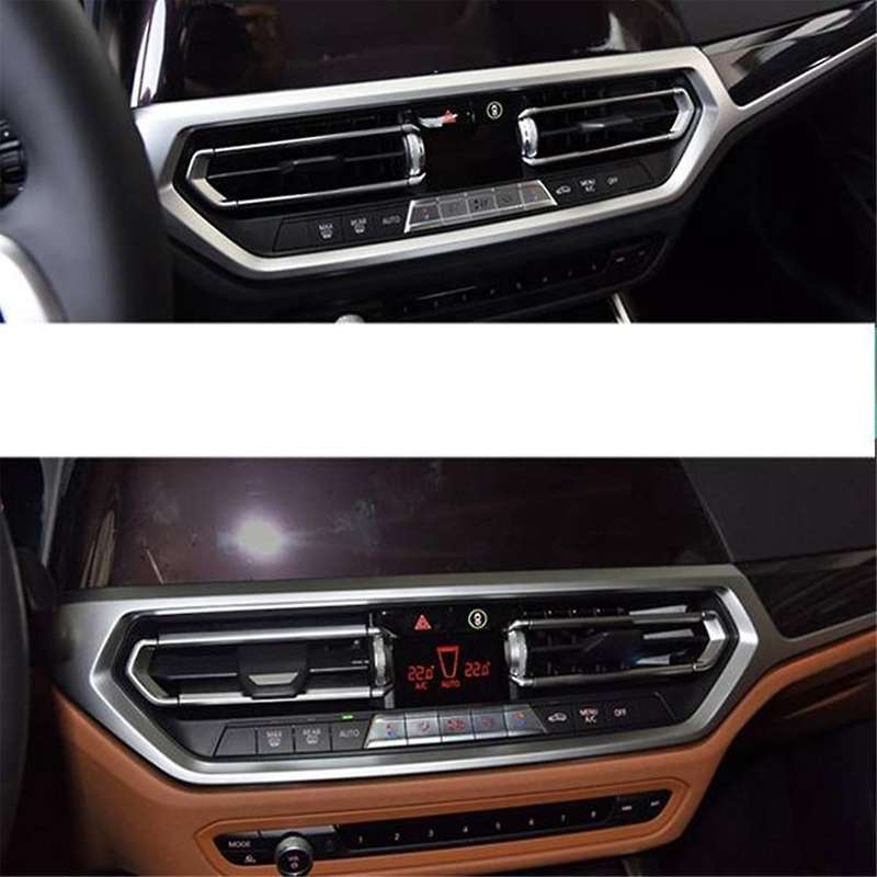 Left Front Middle AC Outlet Grille Trim Frame Panel Cover for 3 Series G20 G28 2019-2022 Z4 G29 2017