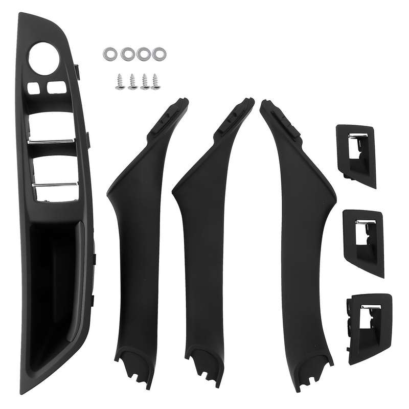 Left Hand Drive for 5 Serie F10 F11 520 525 Car Interior Door Handle Inner Door Panel Pull Trim Cov