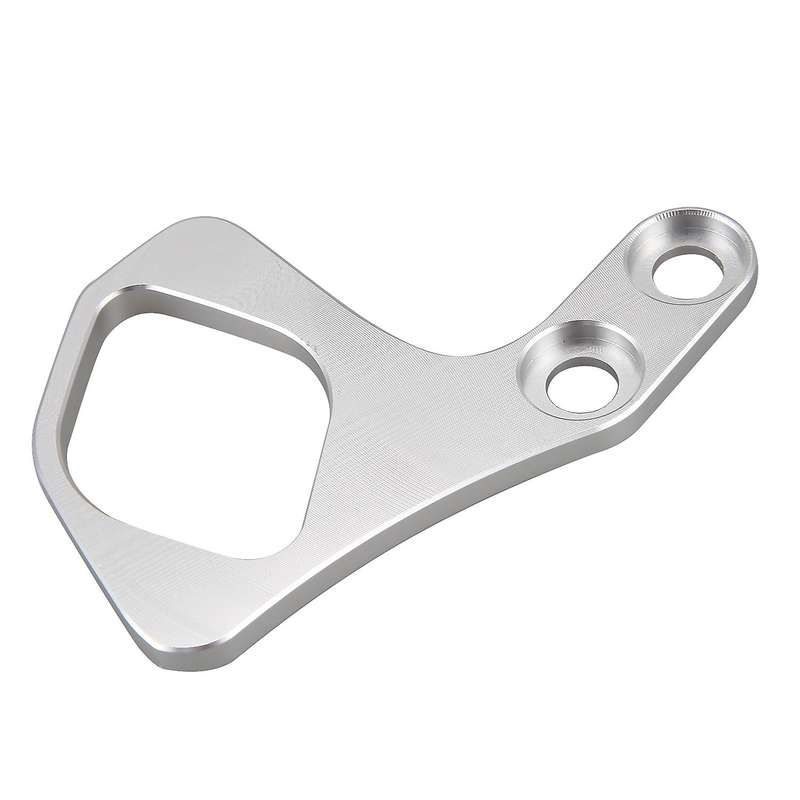 Left Ignition Key Relocation Bracket for Bonneville T100/SE Scrambler Thruxton 2001-2015 (Silver)
