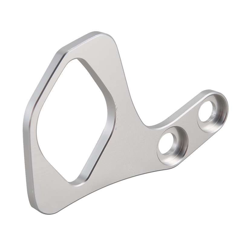 Left Ignition Key Relocation Bracket for Bonneville T100/SE Scrambler Thruxton 2001-2015 (Silver)