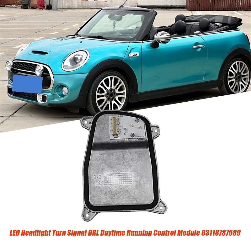 Left Led Headlight Turn Signal Module 63118737589 for Mini F55 F56 F57 2013-2019 Drl Daytime Running
