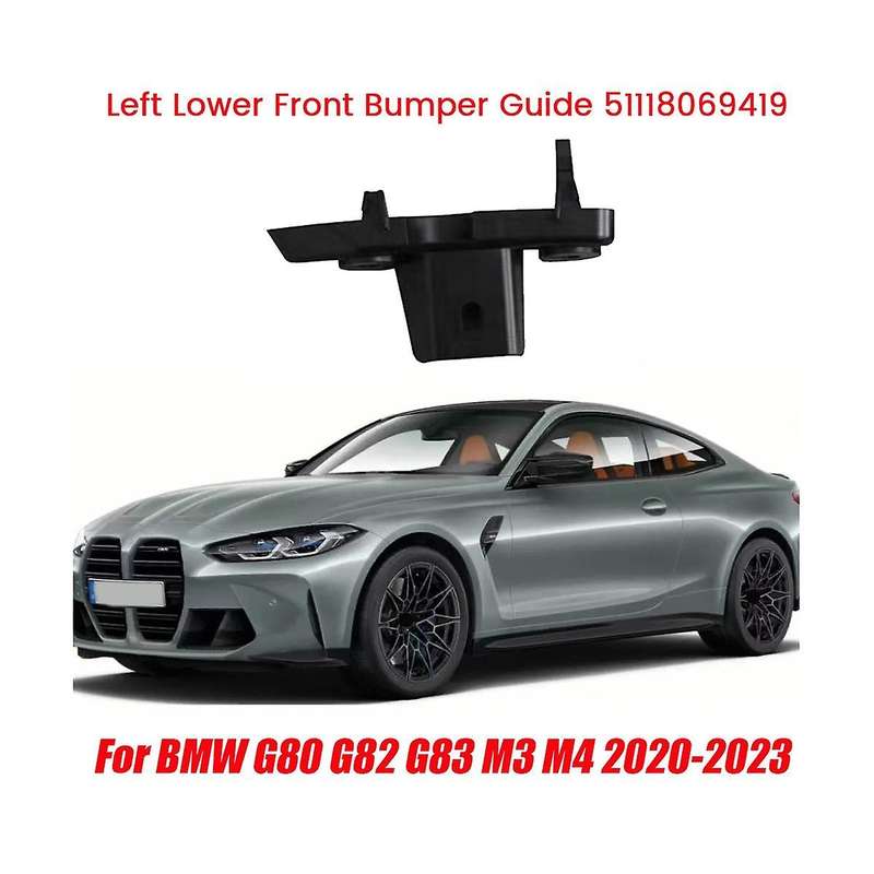 Left Lower Front Bumper Guide 51118069419 for G80 G82 G83 M3 2020-2023 Car Bumper Inner Bracket Cove